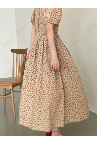 fashion cuts rose flower dresses